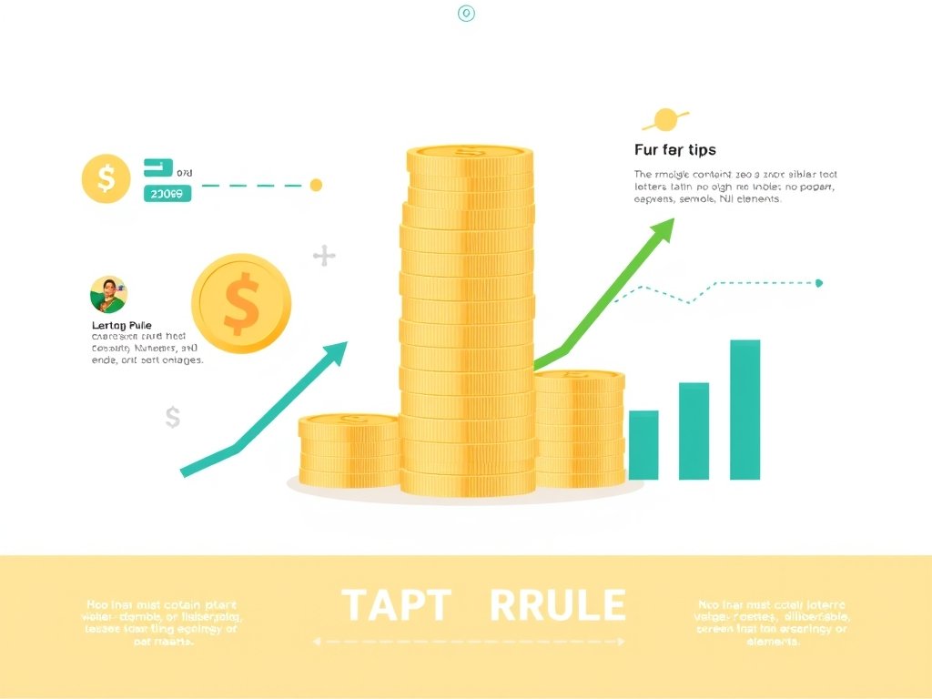 Abstracte gouden munten met pijlen die groei van vermogen weergeven.