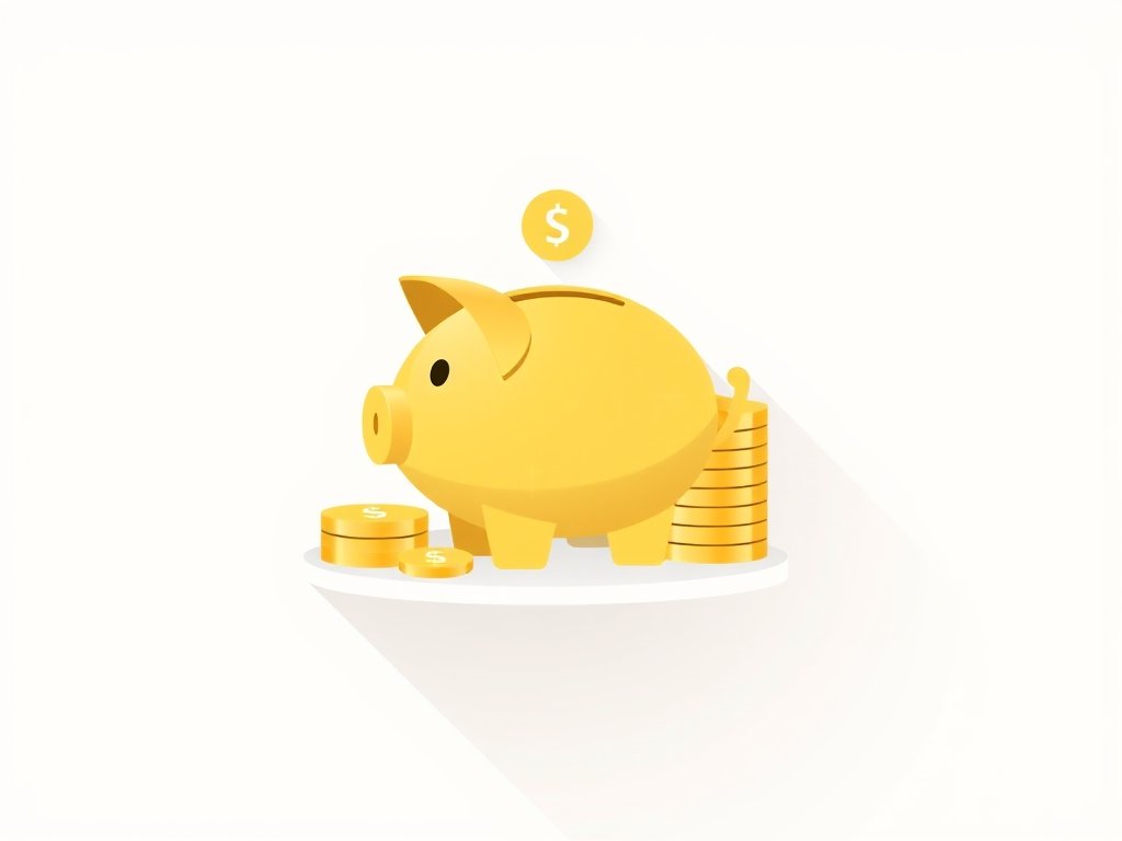 Symbool van rijkdom met gouden spaarpot, munten en goudstaven passend bij Sylvie Meis vermogen.